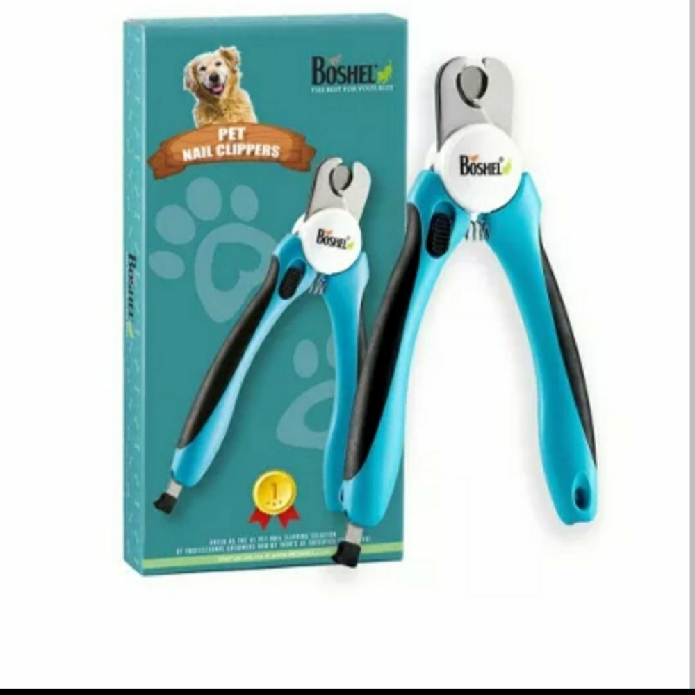 BOSHEL Dog Nail Clippers with Safety Guard